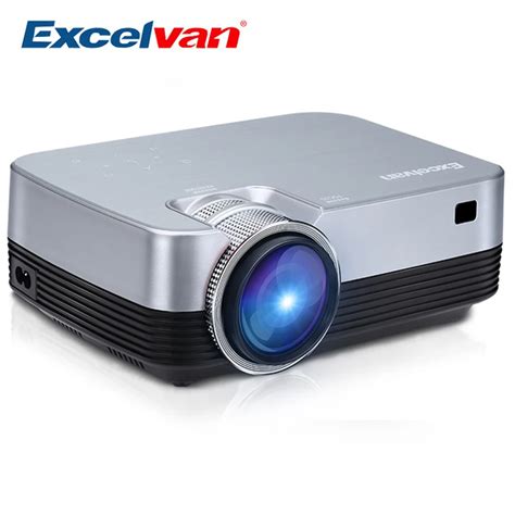 Excelvan Q Mini Portable Led Projector Lumen Touch Panel