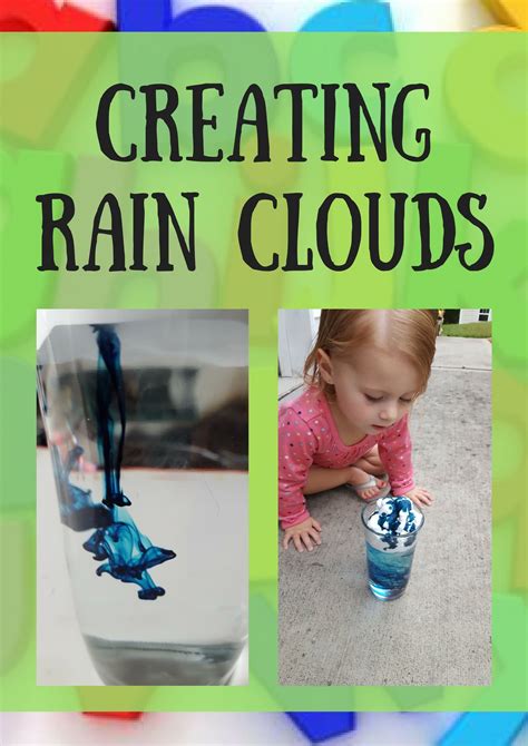 Creating Rain Clouds Fun And Hands On Activities All About Rain And