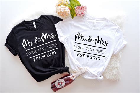 mr and mrs shirts honeymoon shirts newlywed shirts ring and tie wedding shirt wife and hubs