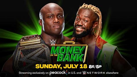 Кайла брэкстон , джон брэдшоу лэйфилд , питер розенберг, джерри лоулер , соня девиль. WWE Money in the Bank 2021 Match Card