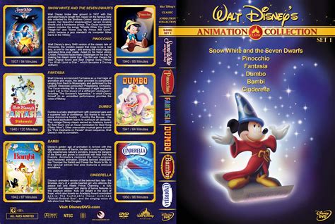 Walt Disney S Classic Animation Collection Set Movie Dvd Custom The
