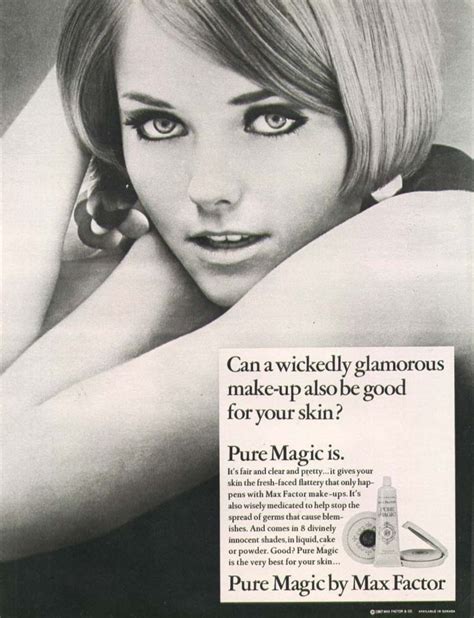 Vintage Max Factor Ad 1967 Cheryl Tiegs Max Factor Makeup Vintage