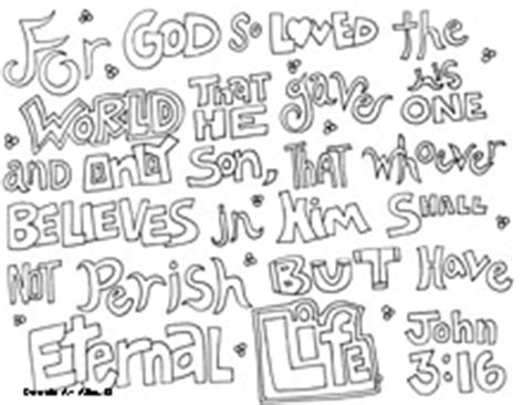 Children love to do coloring in. Bible Verses - Religious Doodles