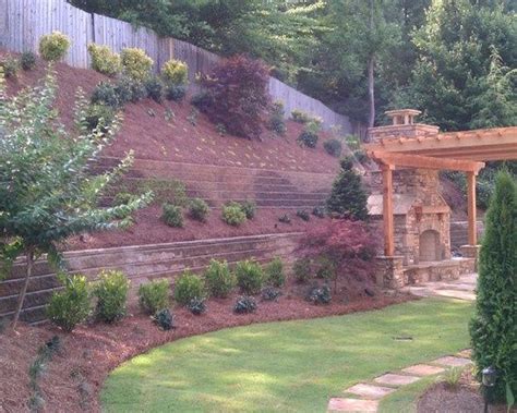 hillside landscape design ideas pictures remodel and decor backyard hill landscaping steep