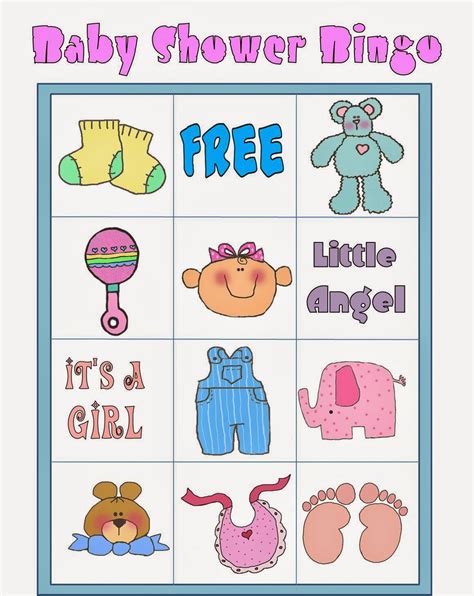 Bingo En Colores Para Baby Shower Para Imprimir Gratis Oh My Bebé