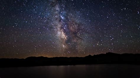 Papel De Parede Hd Para Desktop Via Láctea Estrelas Noite Universo