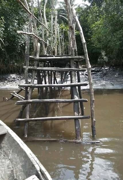 Dangerous Bridge Dey Cause Serious Wahala For Niger Delta