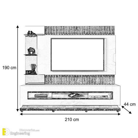 Tv Unit Dimensions And Size Guide Engineering Discoveries Tv Unit