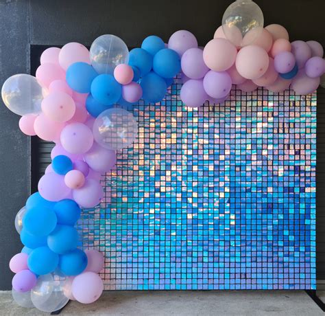 Iridescent Rainbow Shimmer Wall Simply Chic Events