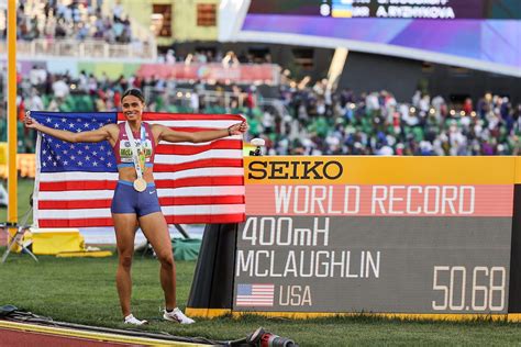 Sydney Mclaughlin Smashes Her 400m Hurdles World Record To Win Gold