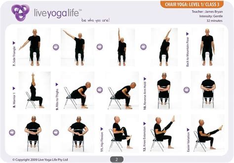 Level 1 Class 3 Chair Pose Yoga Yoga For Seniors Easy Yoga Poses