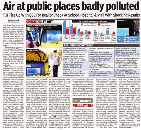 Imagine not being able to go to work because you're sick due to the air pollution. Daily Dose of Air Pollution: Air Pollution at Public ...