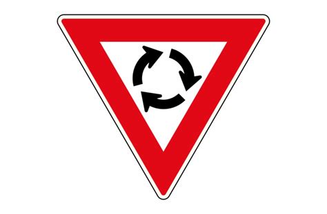 Yield At Circle Traffic Signs South Africa - Clip Art Library