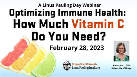 Optimizing Immune Health How Much Vitamin C Do You Need Youtube