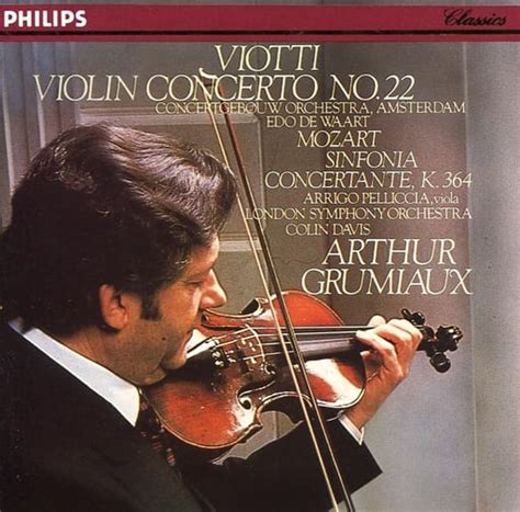 Arthur Grumiaux Viotti Violin Concerto No 22 Music Software