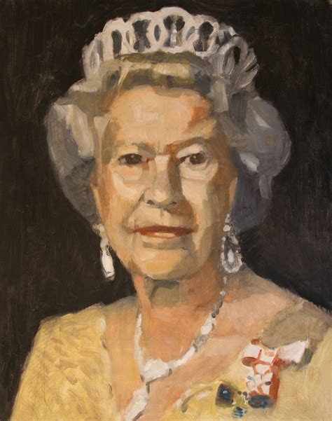 Elizabeth ii official canadian portrait.jpg 438 × 460; Queen Elizabeth II Painting by Sebastian Aplin | Saatchi Art