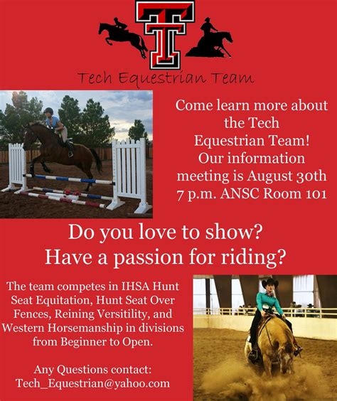 Tech Equestrian Team Techeqteam Twitter