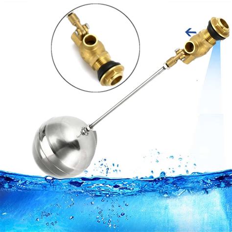 12 34 1 Float Ball Valve Male Thread Automatic Water Tank Copper