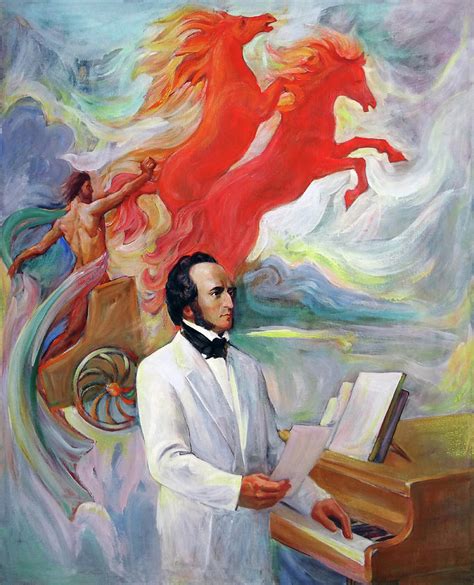 Composer Felix Mendelssohn Painting By Svitozar Nenyuk
