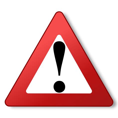 Caution Vector Icon Clipart Best