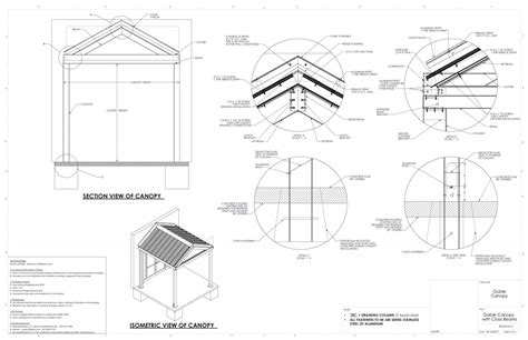 Gable Canopy Drawings Download Metal Canopy Cad Mitchell Metals