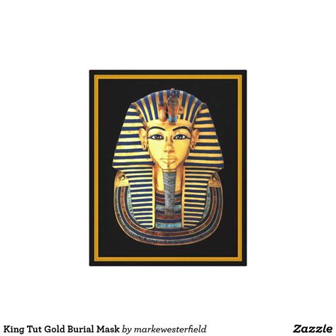 King Tut Gold Burial Mask Canvas Print in 2020 | Black canvas art, Canvas prints, Canvas art prints