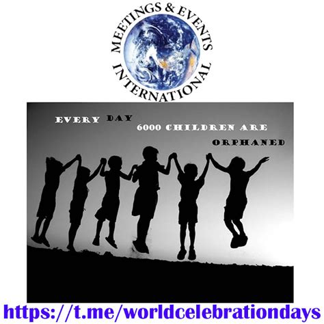 World Orphans Day World Celebration Days