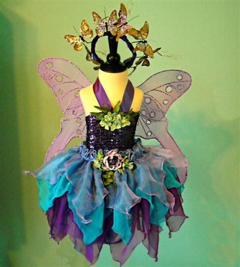 Girls Fairy Costume Sparkling Butterfly Faerie Made To Order Sizes