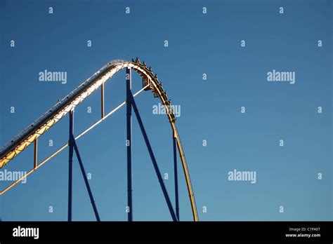 Behemoth Roller Coaster At Canadas Wonderland Toronto Stock Photo
