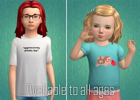 Acc Prints For T Shirts Part 5 At Tukete Sims 4 Updates