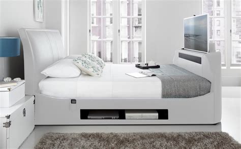 Bed With Tv In Footboard And Storage Elisha Sumpter