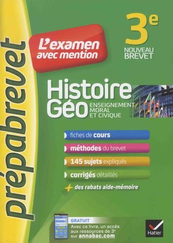Livre D Histoire Géographie 3eme Hatier En Ligne Gratuit Nouvelles