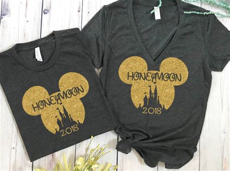 Honeymoon Disney Shirts Disney Wedding Shirts disneymoon | Etsy ...