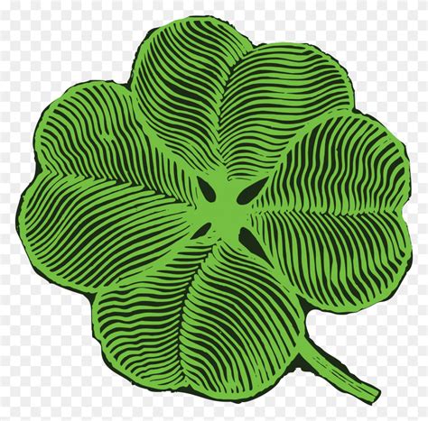 Free  Eps Ai Svg Cdr Four Leaf Clover Leaf Plant Rug Hd Png