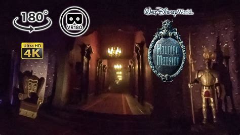 Vr 180 4k The Haunted Mansion On Ride Low Light Ultra Hd Pov Magic Kingdom Walt Disney World