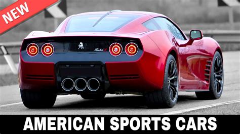 10 New American Sports Cars With Muscular Looks And Mean Engine Growls