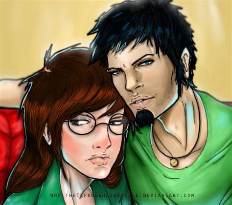 Daria Fan Art Daria And Trent Colored By Theelfknownaserinlee On