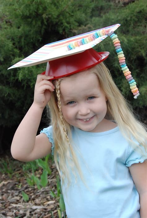 This crafty paper gradation cap is perfect for an afternoon of fun with your kids, and it's easy to make. Together Forever: Madeline's Preschool Graduation