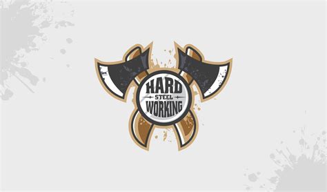 Hard Worker Logo