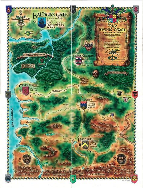 Baldurs Gate World Map Whole By Shade Os On Deviantart Fantasy