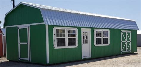 Custom Made Lofted Cabin Shell 16x40 Storage Sheds Home Office