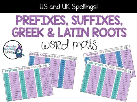 Greek Latin Root Words Prefixes Suffixes Lesson Worksheets Quiz Hot Sex Picture