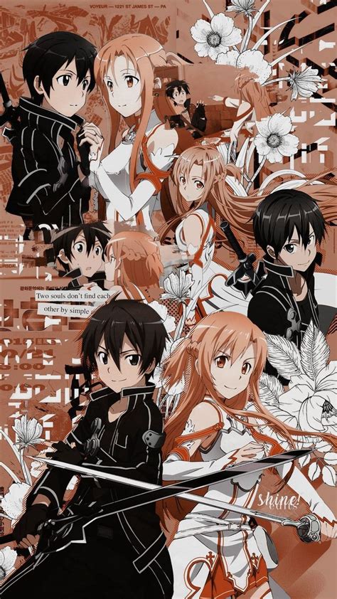 Kirito Et Asuna Lockscreen Sword Art Online Shinedlts Sur