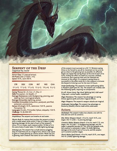 Lightning Storms And Electricity — Dnd Unleashed A Homebrew