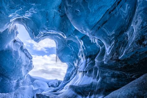 Nature Ice Cave 4k Ultra Hd Wallpaper