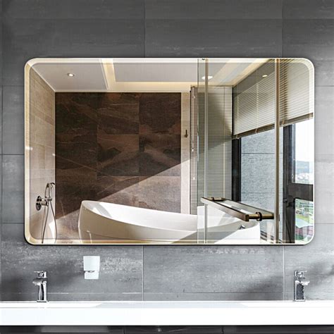 Frameless Bathroom Mirrors Large Semis Online