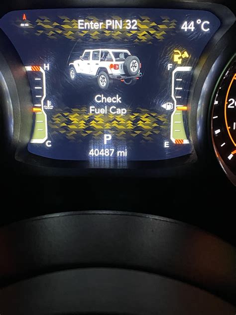Loose Gas Cap Message: Check Fuel Cap | Jeep Wrangler Forums (JL / JLU