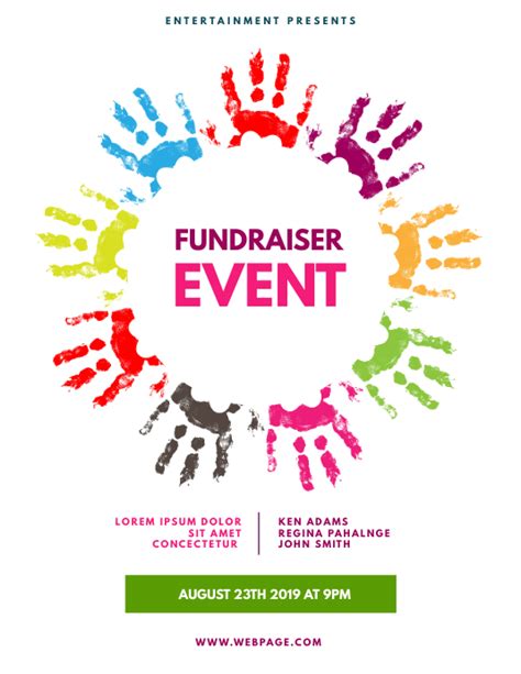Fundraising Event Flyer Template Postermywall