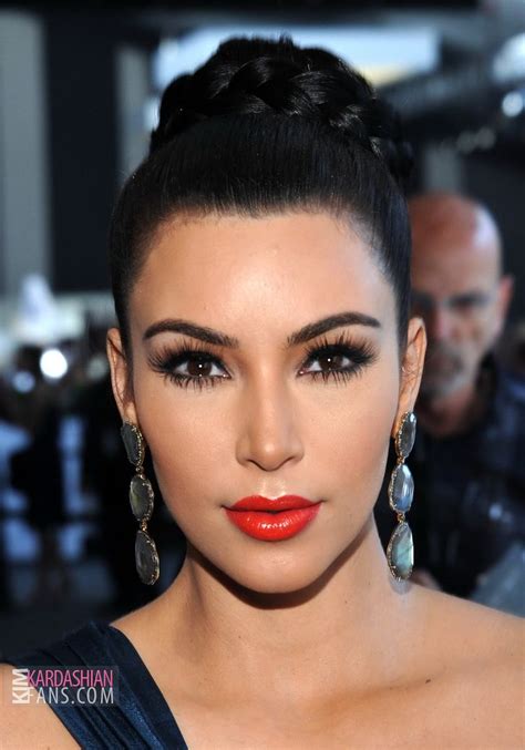 Red Lips Makeup Kim Kardashian Gorgeous Makeup Makeup