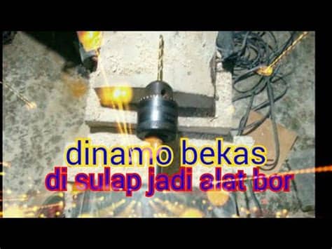 Ya, mereka membuat pompa air hidram dari barang bekas. Dinamo bekas pompa air || di sulap menjadi alat bor ...